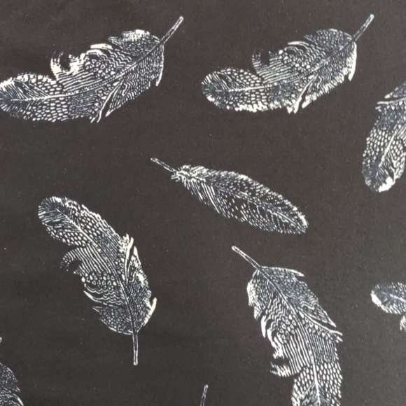 Banana Republic Navy Blue Feather Print Halter Top - Picture 6 of 6